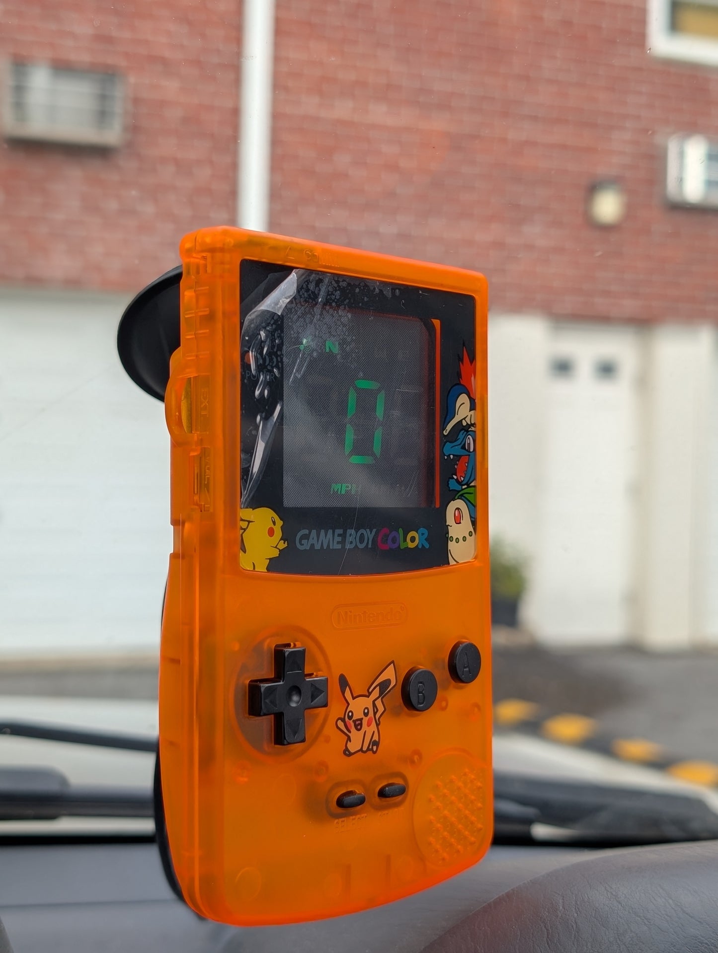 Gameboy Color GPS Speedometer – Custom Retro Car Accessory