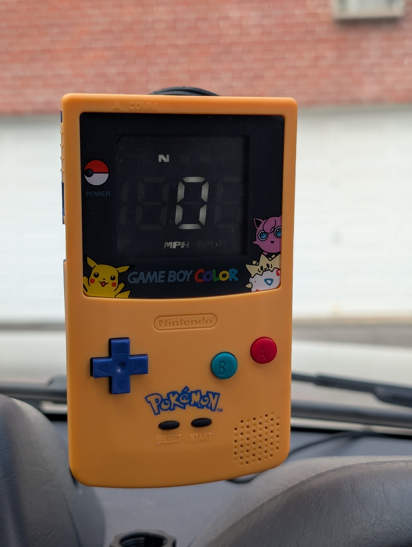 Gameboy Color GPS Speedometer – Custom Retro Car Accessory